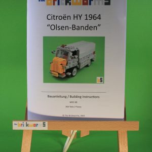 Bauanleitung für: Citroën HY 1964 „Olsenbande“ aus LEGO®-Steinen