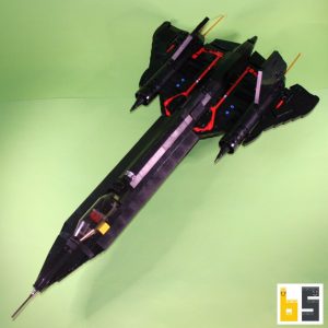 Lockheed SR-71 Blackbird – kit from LEGO® bricks