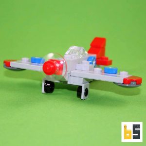 North American P-51D Mustang „Tuskegee Airmen“ – Bausatz aus LEGO®-Steinen