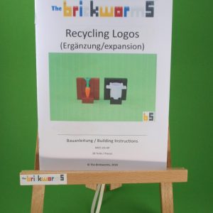 Instructions for: Recycling logos (expansion pack) from LEGO® bricks