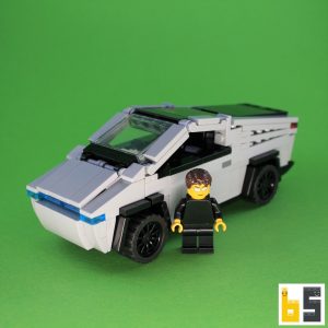 Tesla Cybertruck Mini – Bausatz aus LEGO®-Steinen