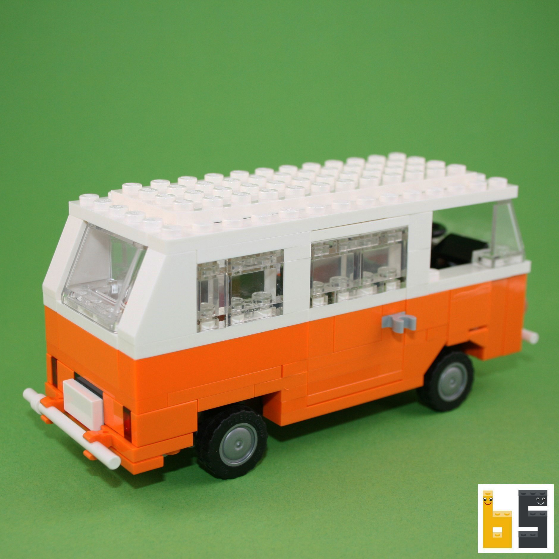 VW Type 2 T2b bus – kit from LEGO® bricks – The Brickworms