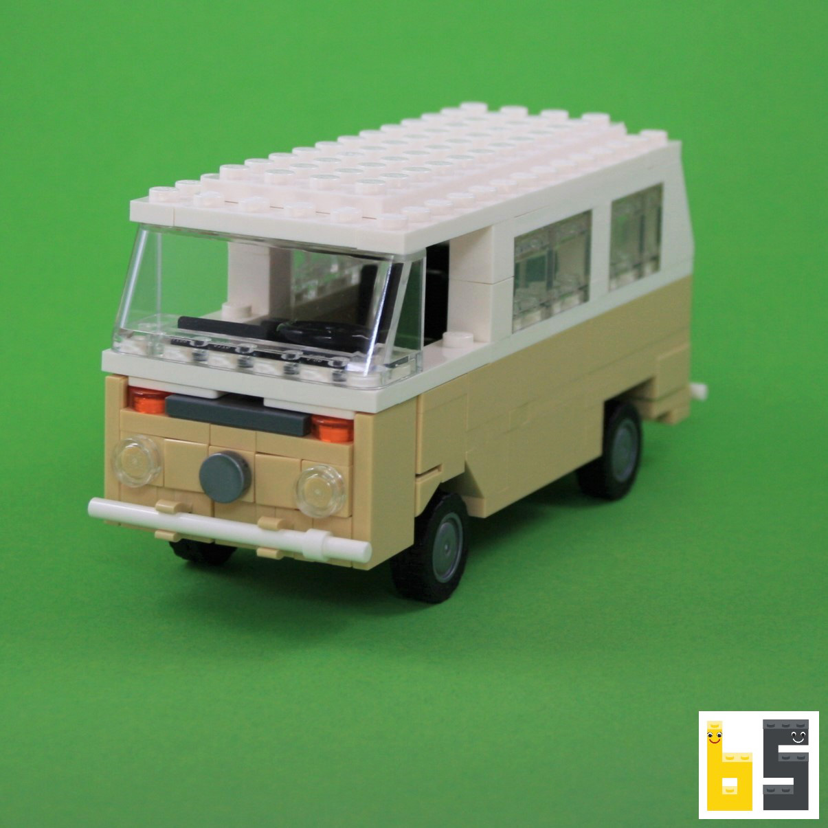 VW Type 2 T2b bus – kit from LEGO® bricks – The Brickworms