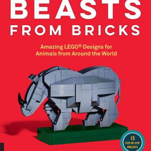 Bundle Beasts-Buch + Panzernashorn aus LEGO®-Steinen