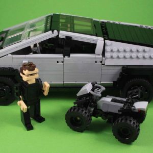 Tesla Cybertruck – Bausatz aus LEGO®-Steinen