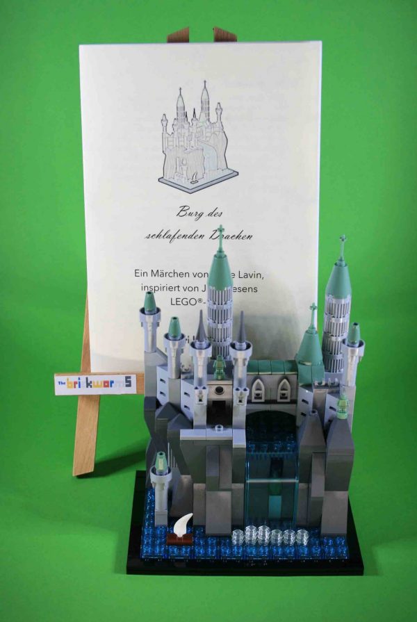 Sleeping Dragon (castle 1) is a LEGO® creation by Jeff Friesen, accompanying fairy tale by Anne Lavin