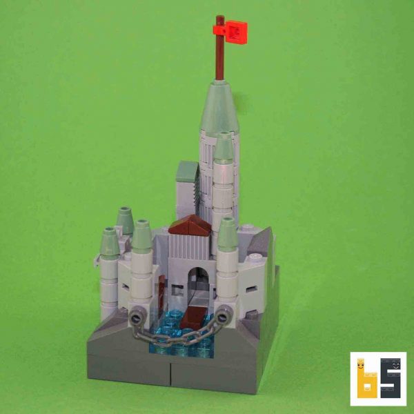 Tor am Fluss (Burg 4), Bausatz aus LEGO®-Steinen, kreiert von Jeff Friesen, mit Märchen von Anne Lavin