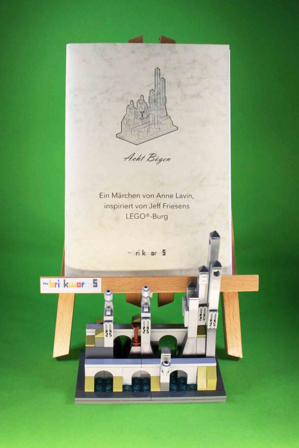 Acht Bögen (Burg 3), Bausatz aus LEGO®-Steinen, kreiert von Jeff Friesen, mit Märchen von Anne Lavin