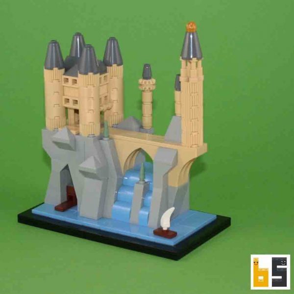 Am Ende der Welt (Burg 4), Bausatz aus LEGO®-Steinen, kreiert von Jeff Friesen, mit Märchen von Anne Lavin