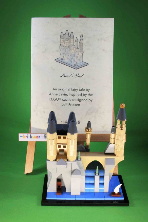 Am Ende der Welt (Burg 4), Bausatz aus LEGO®-Steinen, kreiert von Jeff Friesen, mit Märchen von Anne Lavin