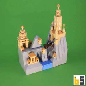 Bundle castles book + Mountain Kingdom (castle 6) kit from LEGO® bricks