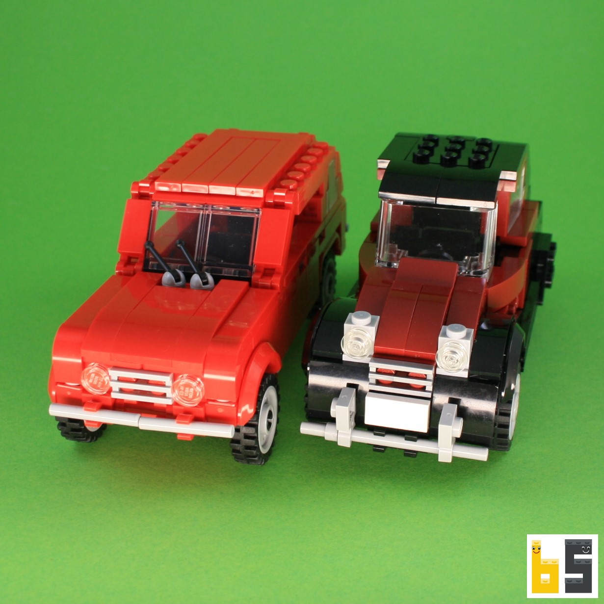 Renault 4 kit from LEGO bricks The Brickworms