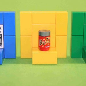 Recycling logos – kit from LEGO® bricks