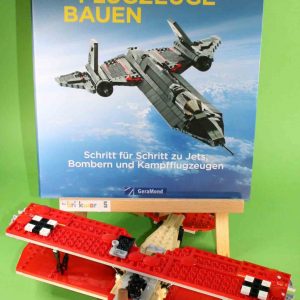 Bundle Flugzeuge-Buch + Albatros D.Va aus LEGO®-Steinen