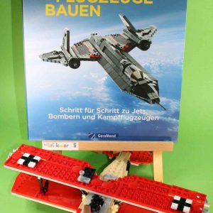 Bundle planes book + Albatros D.Va kit from LEGO® bricks