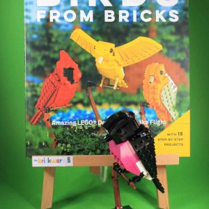 Bundle Birds-Buch + Rosenbrust-Schnäpper aus LEGO®-Steinen