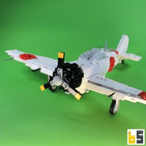 Mitsubishi A6M Zero – kit from LEGO® bricks