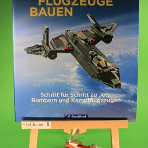 Bundle Flugzeuge-Buch + Fokker Dr.1 aus LEGO®-Steinen