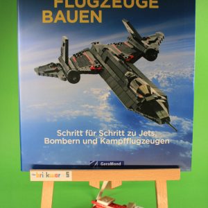 Bundle planes book + Fokker Dr.1 kit from LEGO® bricks