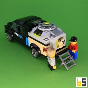 Pick-up mit Zelt von Vancity Adventure – Bausatz aus LEGO®-Steinen