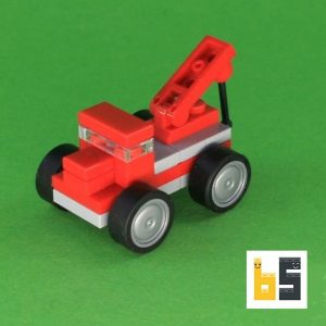 Micro Abschleppwagen – Bausatz aus LEGO®-Steinen