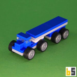 Micro flatbed truck – kit from LEGO® bricks