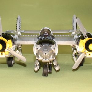 Lockheed P-38 Lightning – Bausatz aus LEGO®-Steinen