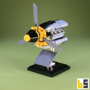 Allison V-1710 V-12-Motor – Bausatz aus LEGO®-Steinen