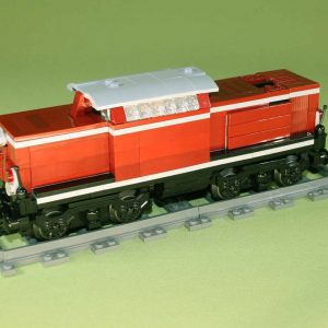 Diesellok V 100 der DB – Bausatz aus LEGO®-Steinen