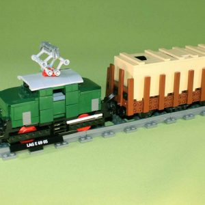 Micro TGV PSE – kit from LEGO® bricks – The Brickworms