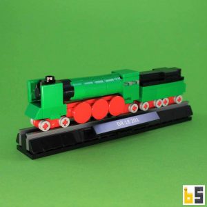 Micro 18 201 steam loco – kit from LEGO® bricks