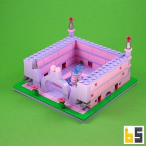 Schloss Zuckerwatte – Bausatz aus LEGO®-Steinen