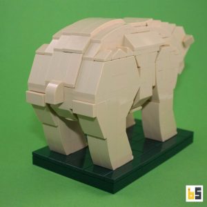 Kermode bear – kit from LEGO® bricks