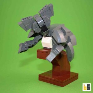 Verschiedene Ansichten des Modells Koala - LEGO®-Kreation des Designers Ekow Nimako