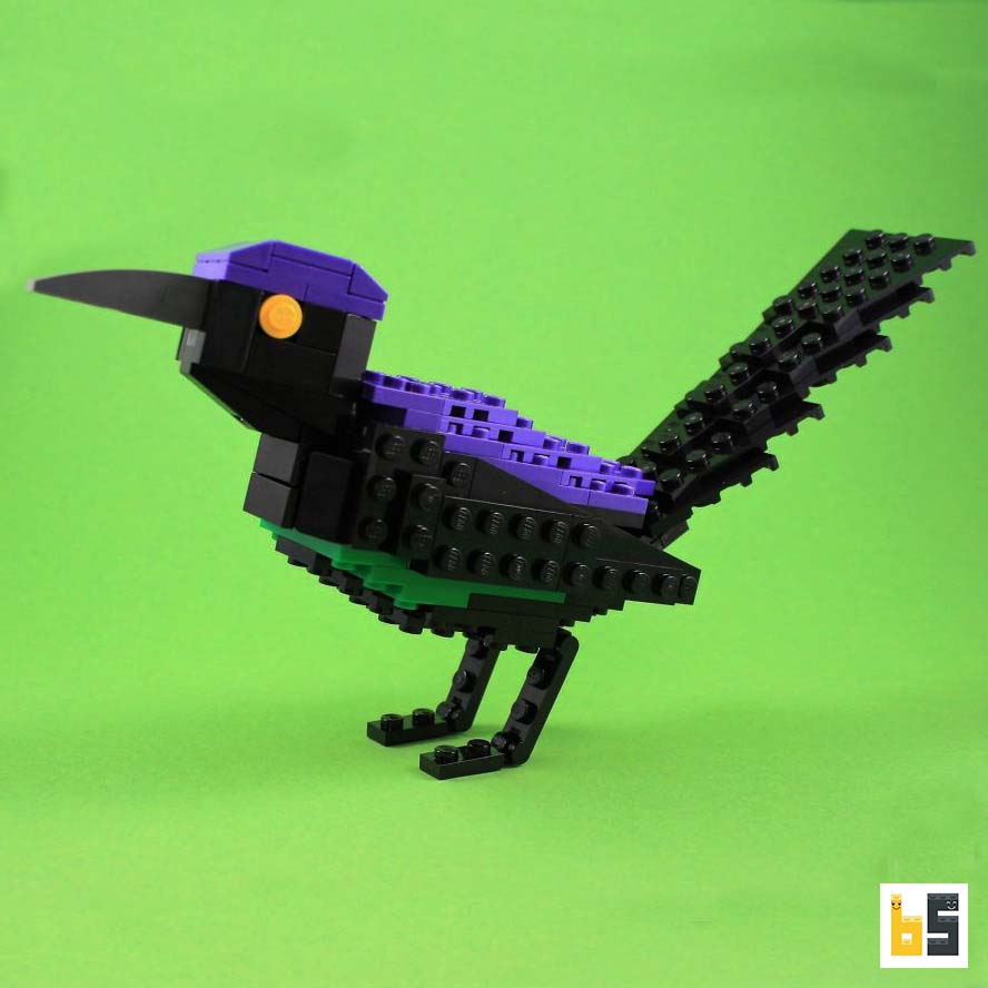 Une Mésange bleue en LEGO par Thomas Poulsom !