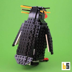 Nördlicher Felsenpinguin – Bausatz aus LEGO®-Steinen