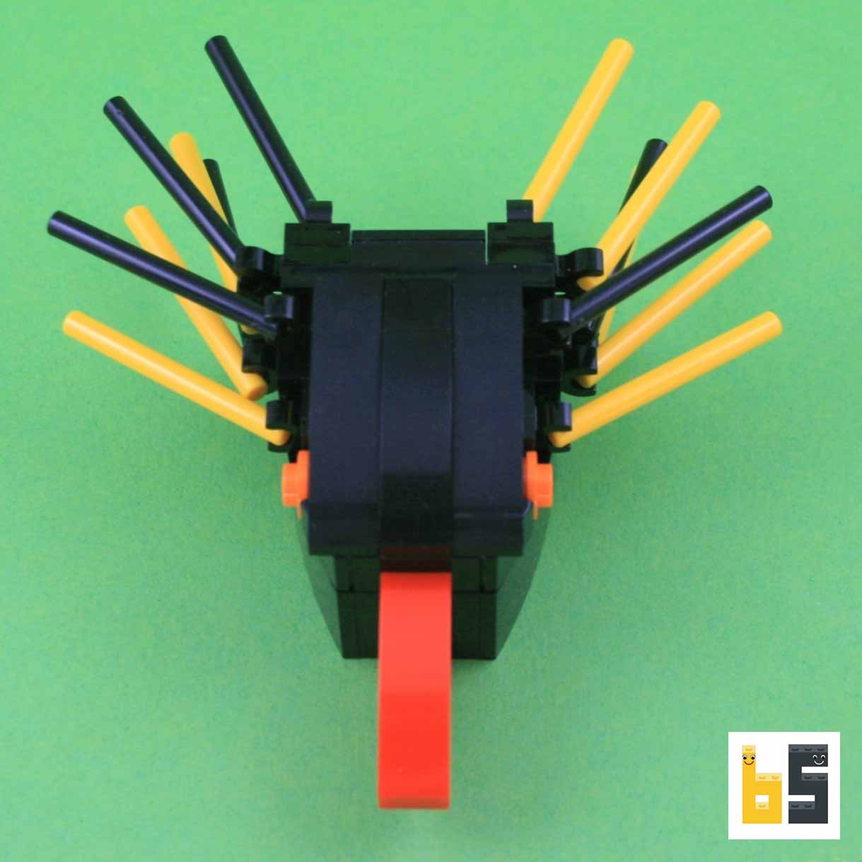 Northern rockhopper penguin kit from LEGO bricks The Brickworms