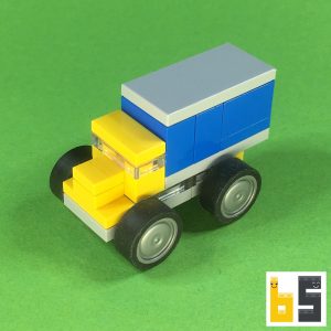 Micro Lieferwagen – Bausatz aus LEGO®-Steinen