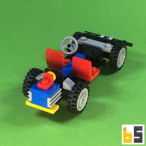 Mini auto chassis 1980 – kit from LEGO® bricks