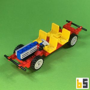 Mini Auto Chassis 1977 – Bausatz aus LEGO®-Steinen