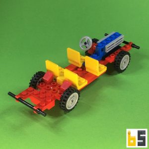 Mini Auto Chassis 1977 – Bausatz aus LEGO®-Steinen