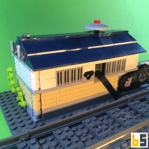 Bahnübergang – Bausatz aus LEGO®-Steinen