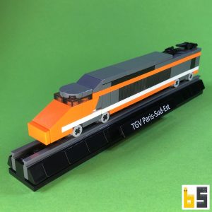 Micro TGV PSE – Bausatz aus LEGO®-Steinen