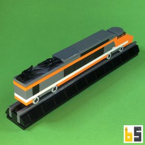 Micro TGV PSE – Bausatz aus LEGO®-Steinen