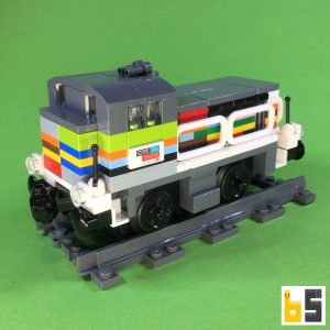 Diesellok Y 7199 – Bausatz aus LEGO®-Steinen