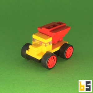 Micro Kipplaster 1971 – Bausatz aus LEGO®-Steinen