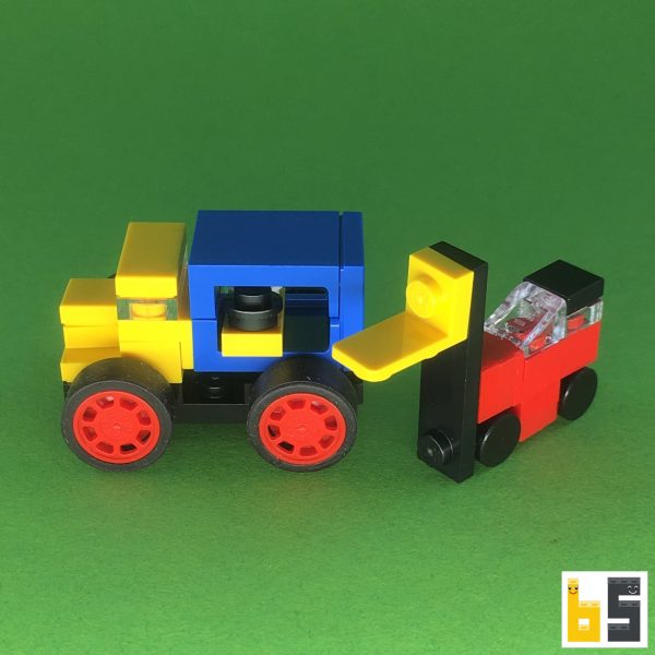 Lorry and fork lift truck