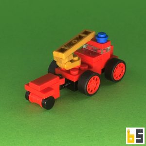 Micro fire engine 1971 – kit from LEGO® bricks