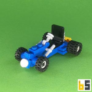 Mini Go-Kart 1978 – Bausatz aus LEGO®-Steinen