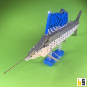Atlantic sailfish – kit from LEGO® bricks